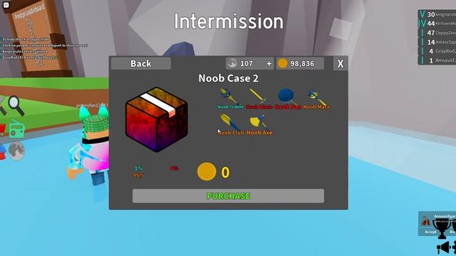 UNBOXED NOOB TRIDENT FIRST TRY!!! (ROBLOX Assassin Xtreme) смотреть онлайн