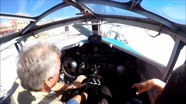 EAA 1929 Ford Tri-Motor Startup - Cockpit View смотреть онлайн