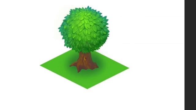 Графика для игр: дерево в изометрии с использованием текстуры в фотошопе смотреть онлайн