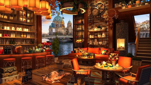 Sunrise in Berlin ~ Cozy Cabin Ambience Autumn Jazz Instrumental Music for Relaxing, Calm смотреть онлайн