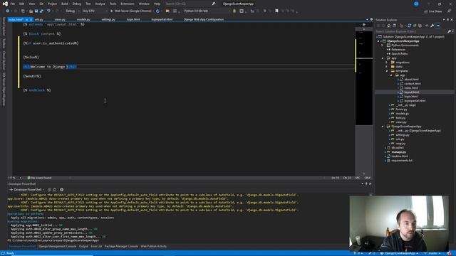 Let's Create Score Keeper in Django - Section 3: Build Our Index Template смотреть онлайн