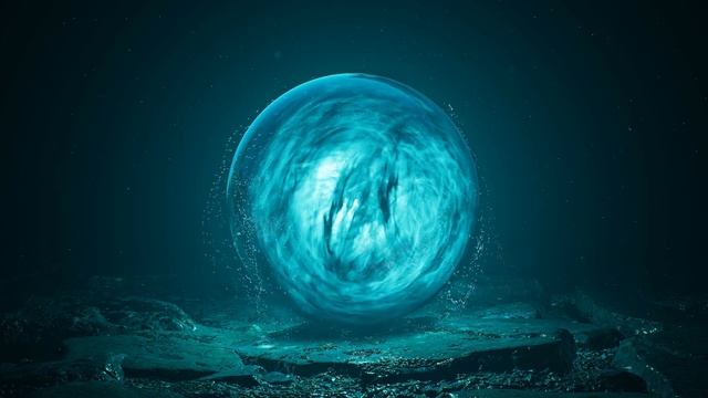 VFX Real-Time of a Blue Palantir in Unreal Engine смотреть онлайн