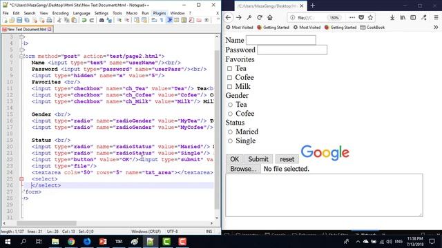 026 HTML Forms Textarea and Select смотреть онлайн