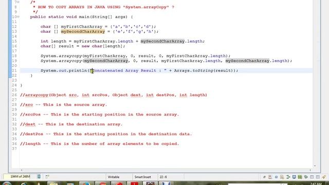 HOW TO COPY ARRAYS IN JAVA USING SYSTEM ARRAYCOPY смотреть онлайн