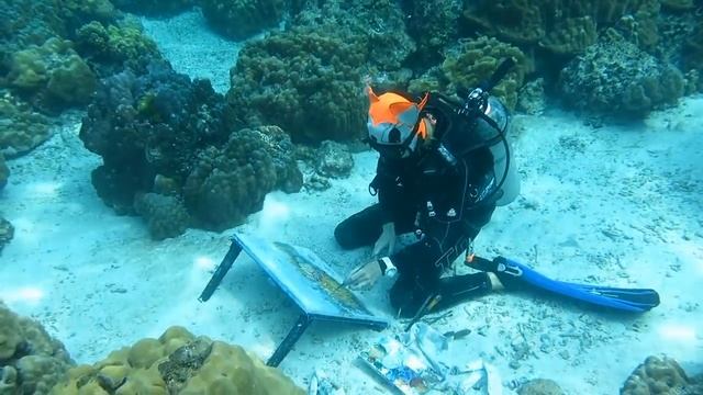 Подводная живопись. Мои модели смотреть онлайн