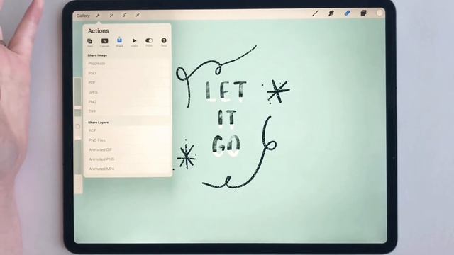 How To Export Your Files In Procreate смотреть онлайн
