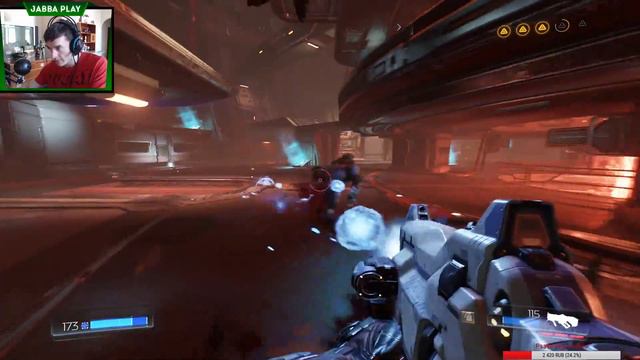 Doom 2016: Ultra-Nightmare - прохождение 💀💀 Аргент башня. смотреть онлайн