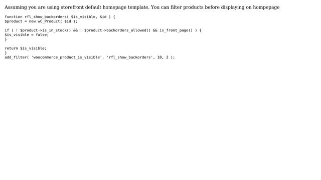 Wordpress: How do I hide out of stock products from homepage but not from catalog? (3 Solutions!!) смотреть онлайн