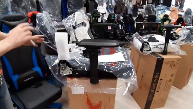 Проверка-Протяжка кресла перед отгрузкой в регион. DXRACER 132N\ Noblechairs EPIC \ AKRACING K7012 смотреть онлайн