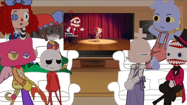 || TADC React To Each Other || The Amazing Digital Circus || TADC || 1/? ||