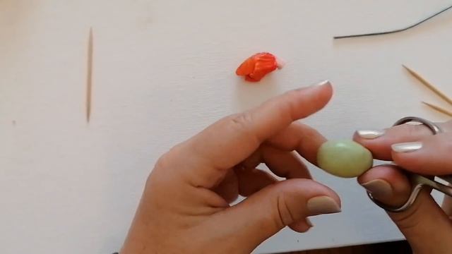 Лепим МАК. Холодный фарфор. смотреть онлайн