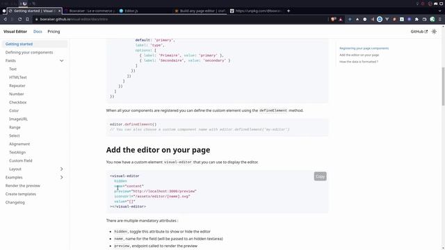 Tutoriel JavaScript : Éditeur de page visuel смотреть онлайн