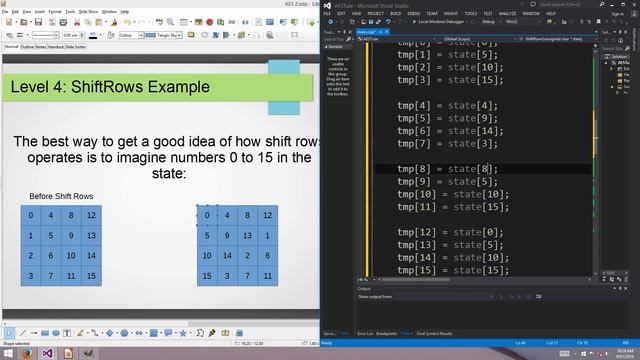 AES Encryption 2: AddRoundKey, SubBytes and ShiftRows смотреть онлайн