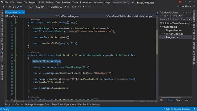 Creating Excel Files in C# смотреть онлайн
