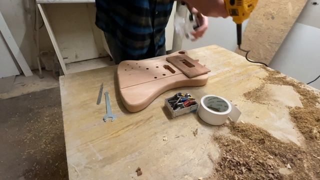 Firebird kit build Pt 2 fixing bridge issues and enlarging pickup routs смотреть онлайн