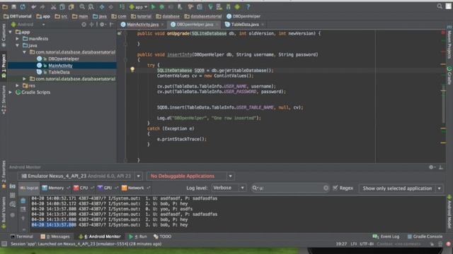 Android Studio Sqlite Database Tutorial in less than 10 Minutes смотреть онлайн