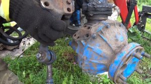 Установка дозатора на старый мост МТЗ-82