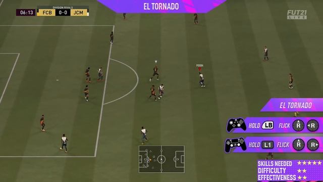 FIFA 21 EL Tornado Tutorial | Simple & Effective Skill Tutorial смотреть онлайн