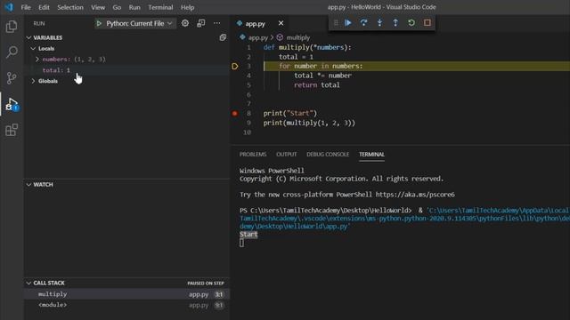 Debugging | Python Tutorial - Python for Beginners [Full Course] in Tamil смотреть онлайн