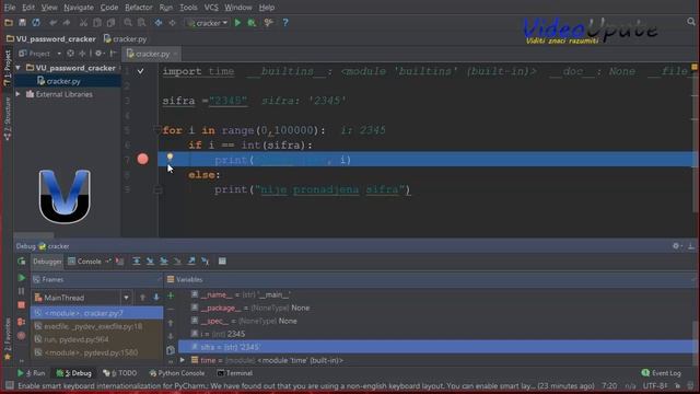 Teorija: brut force napad i zašto koristit "break" [python 3] смотреть онлайн