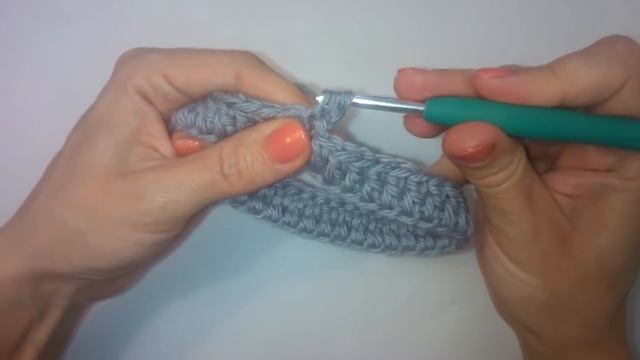 Красивое вязание крючком Соединение в конце ряда Ч.1 Школа МК