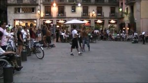 Барселона, уличные артисты
