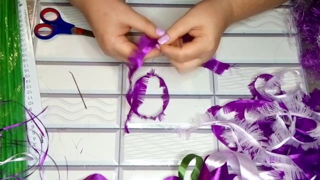 Новый способ как распустить атласную ленту. Цветы из распущенной ленты атласной