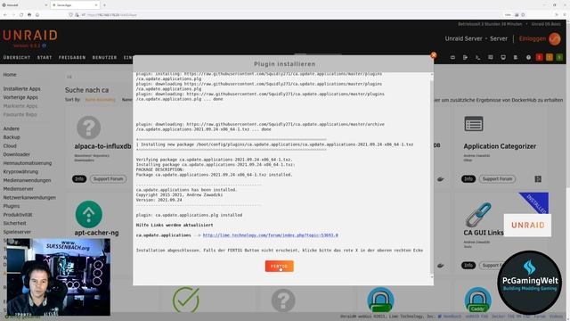 PcGamingWelt - Unraid - Apps, Docker und Plugins richtig Löschen bzw. Neu Installieren смотреть онлайн
