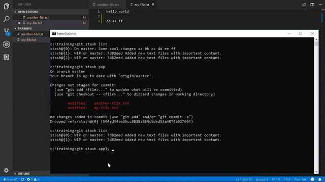 Git stash - What it does and why to use it смотреть онлайн