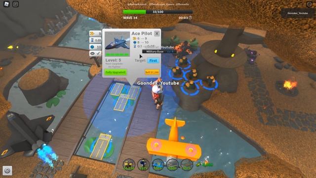 Second try Solo Roblox Tower Defense Simulator Hardcore MODE - Gems farm #3 смотреть онлайн