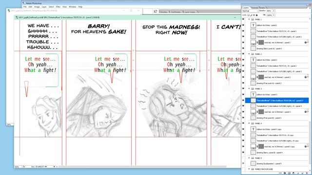 Make Comics: Designing UD-11: Detailed Row 04-D (Photoshop Session) смотреть онлайн