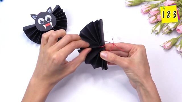 Halloween crafts PAPER BAT смотреть онлайн