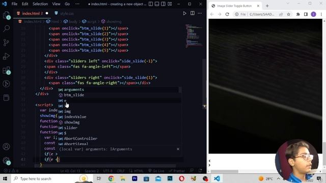 JavaScript Course Project Based Learning #29 - Creating A New Object Images Slider In Javascript смотреть онлайн