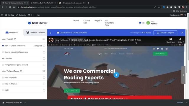 Como Criar Um Site De Curso Online Com Wordpress & Tutor LMS (2023) смотреть онлайн