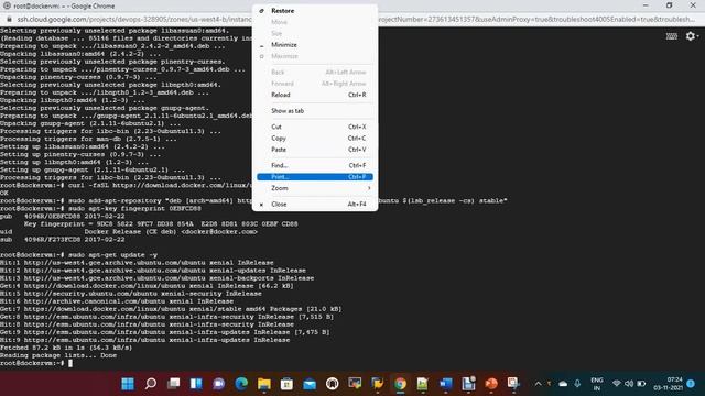 Installing Docker on Ubuntu in GCP VM смотреть онлайн