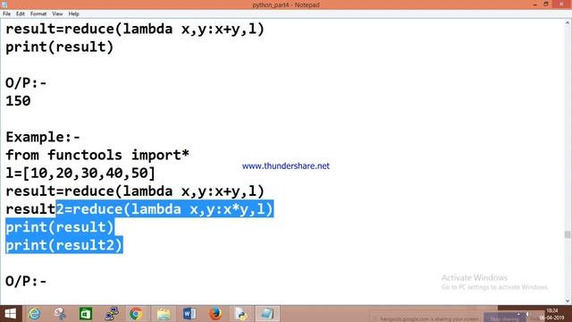 what is reduce()|map()| Online Python class _Part-23 смотреть онлайн