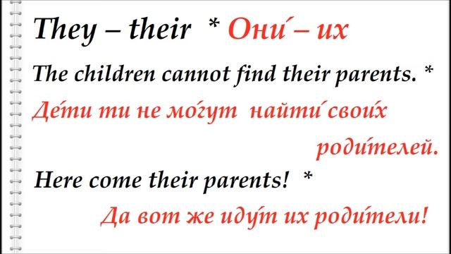 Русский и английский язык. УРОК 74. Possessive pronouns-2 *Относительные местоимения-2 смотреть онлайн