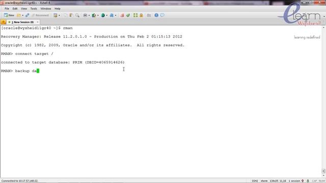 Steps to take the backup of database using RMAN | oracle database backup and recovery | смотреть онлайн