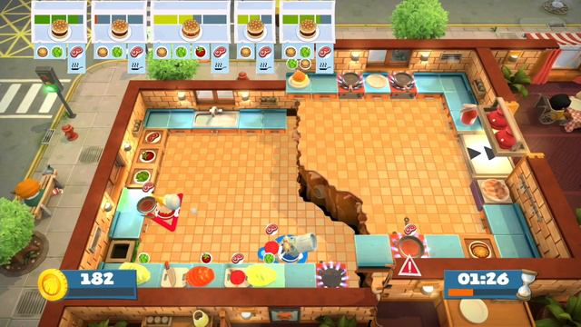 妙策で打開！？これが我らのオーバークックだ！『オーバークック王国のフルコース』#3 смотреть онлайн