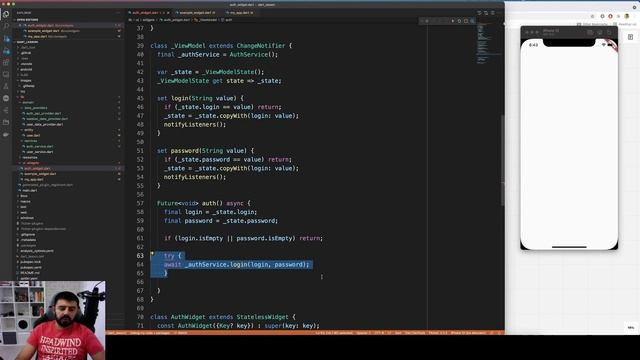 Урок 81. Архитектуры - MVVM. Пример авторизации смотреть онлайн