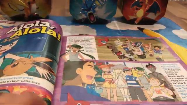 Angus opens Pokemon Rebel Clash fun packs solo. May's Pokemon magazine review. смотреть онлайн
