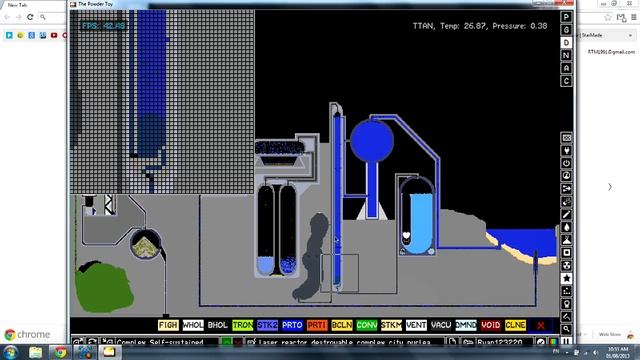 The Powder Toy - Upgraded Complex Nuclear Reactor and Production Plant смотреть онлайн