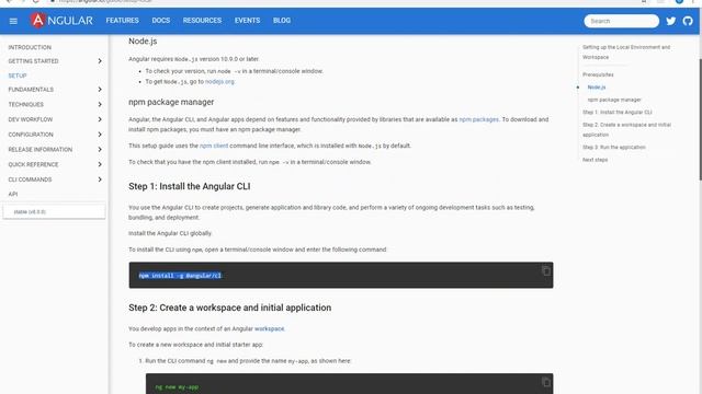 How to setup Angular environment ? смотреть онлайн