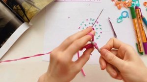 КРУГ КРЮЧКОМ ДЛЯ НАЧИНАЮЩИХ. МЕДЛЕННО И ПОДРОБНО. КАК САМОМУ РАСПИСАТЬ СХЕМУ КРУГА