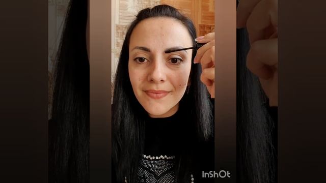 Бровки с помощью продуктов Oriflame (карандаш+тушь для бровей ) смотреть онлайн
