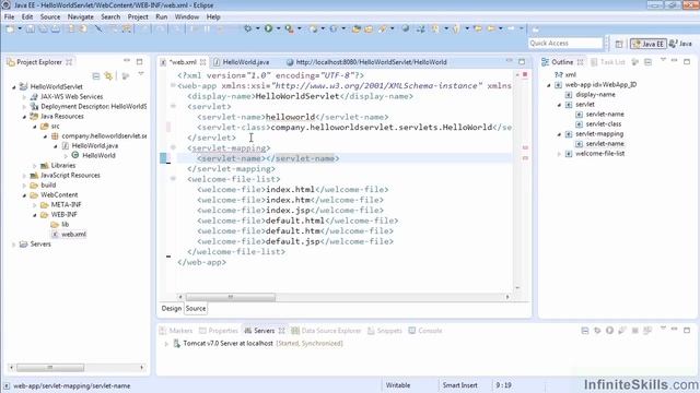 Java EE 7 Tutorial | Servlet Deployment Descriptor смотреть онлайн