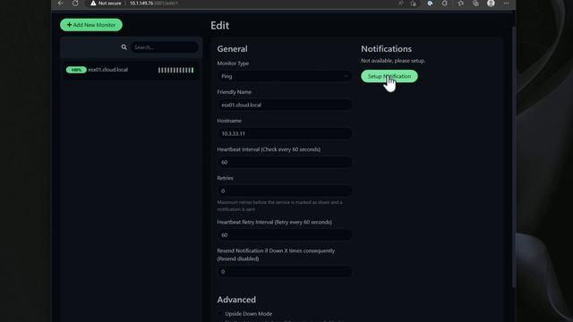 Uptime Kuma Open Source Uptime Monitor for HomeLab Server monitoring смотреть онлайн
