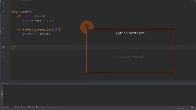 Python Next-Level [objektorientierte Programmierung Übungsaufgaben 1] 008 смотреть онлайн