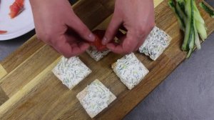 Бутерброды с красной рыбой. Гости в восторге!