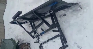 Снегоуборочная лопата на ниву своими руками!